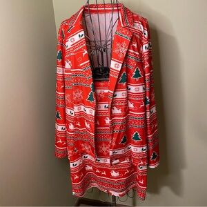 Ugly Christmas Suit - jacket & skirt two piece
